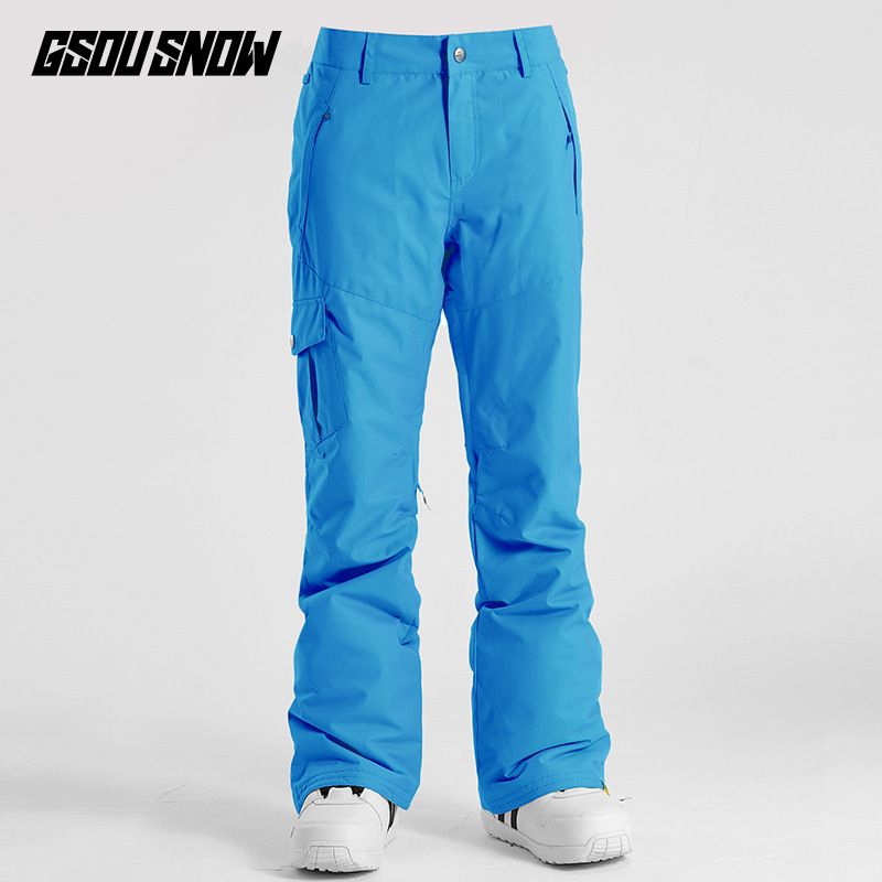 Pantalon de ski pour femme, snowboard double planche, coupe-vent et imperméable, pantalon de ski épais et chaud pour l'extérieur, pantalon de neige pour femme_voghion.com