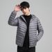 2023 winter new style men's light down jacket short stand collar fashion white duck down warm jacket men's clothing_voghion.com