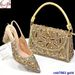 Women Shoe Bag Set Party Shoes Bag Combination Large Sparkling Rhinestone Back Strap Elastic Band High Heel Sandals With Handbag Shoes And Bag Set_voghion.com