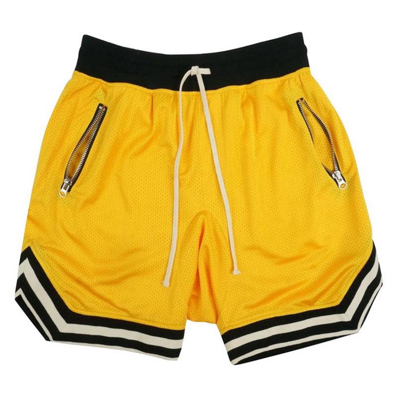 Men's Clothing Summer Thin Mesh Sports Basketball Shorts Men Muscle Fitness Running Basketball Training Breathable Fitness Shorts_voghion.com