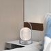 Lampada da tavolo in vetro portatile a LED per dormitorio, scrivania, camera da letto, comodino, regalo creativo_voghion.com