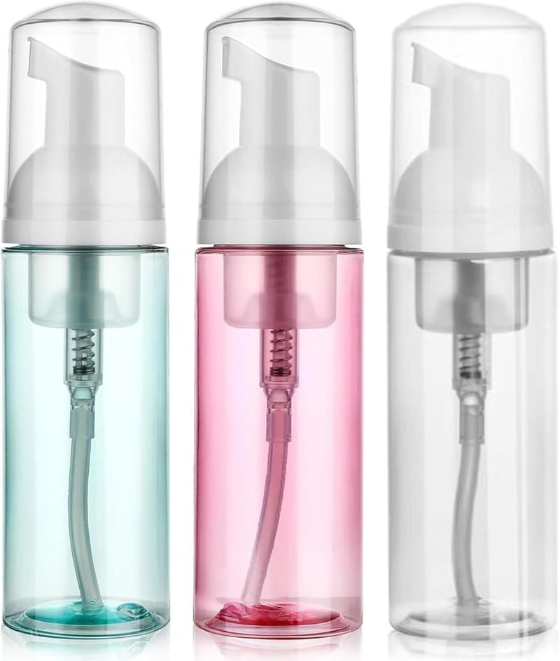 3-Pack 60ml Travel Foam Dispenser - Mini Mousse Bottles_voghion.com