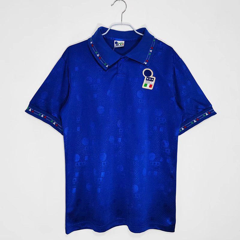 1994 Italian home and away adult Thai version single piece football jersey_voghion.com