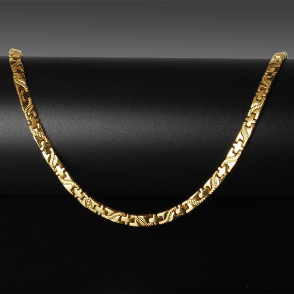 Collana in acciaio inossidabile anti-fatica con fondo magnetico quattro in uno con motivo a drago, molto venduta_voghion.com