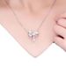 Full Diamond Zircon Bow Pendant With Water Droplets, And Versatile Necklace, Women's Collarbone Chain, New Neckchain,_voghion.com