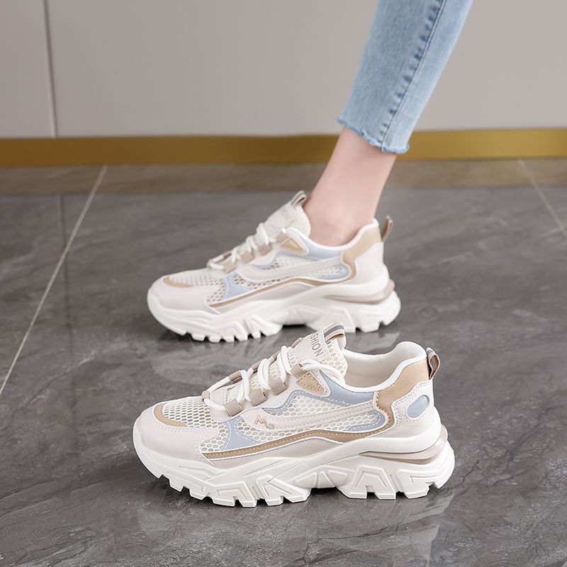 Scarpe sportive casual alla moda per studentesse e donne, primavera e autunno 2024, nuove scarpe da corsa in rete_voghion.com