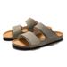 RUIZUSTOCK Ruizu Cork Trendy Student One Word Slippers Doppelriemen Herren Strandschuhe Mattes Leder_voghion.com