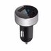 4.8A Fast Car Charger Dual USB Ports With Digital Voltage Display, Aluminum Alloy & ABS Construction(12-24V Input, 5V Output)_voghion.com
