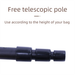 Rod Three Four Sections Retractable Aluminum Alloy Golf Support Prevents Bag Deformation_voghion.com
