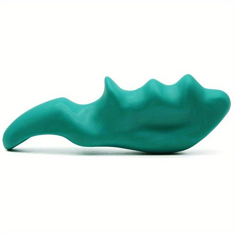 1 mini masseur de pouce vert, fabrication soignée et durable pour un massage à petite échelle de tout le corps._voghion.com