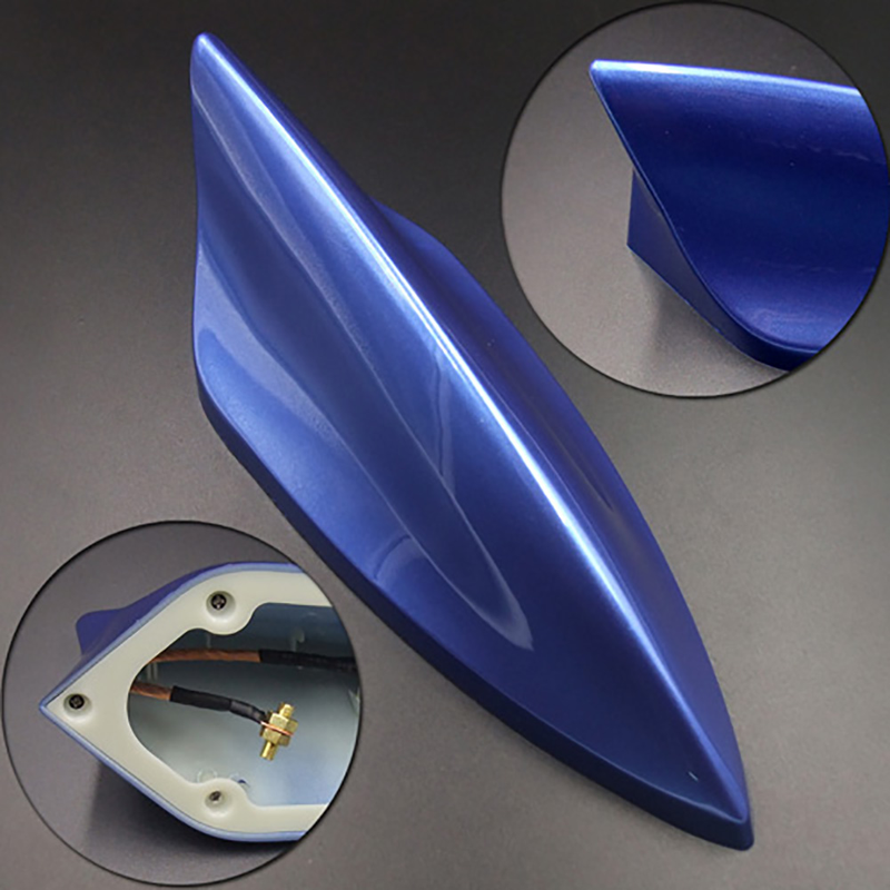 Yuanmheng Stylish Universal Auto Car Roof Shark Fin Signal Antenna FM/AM Radio Aerial_voghion.com