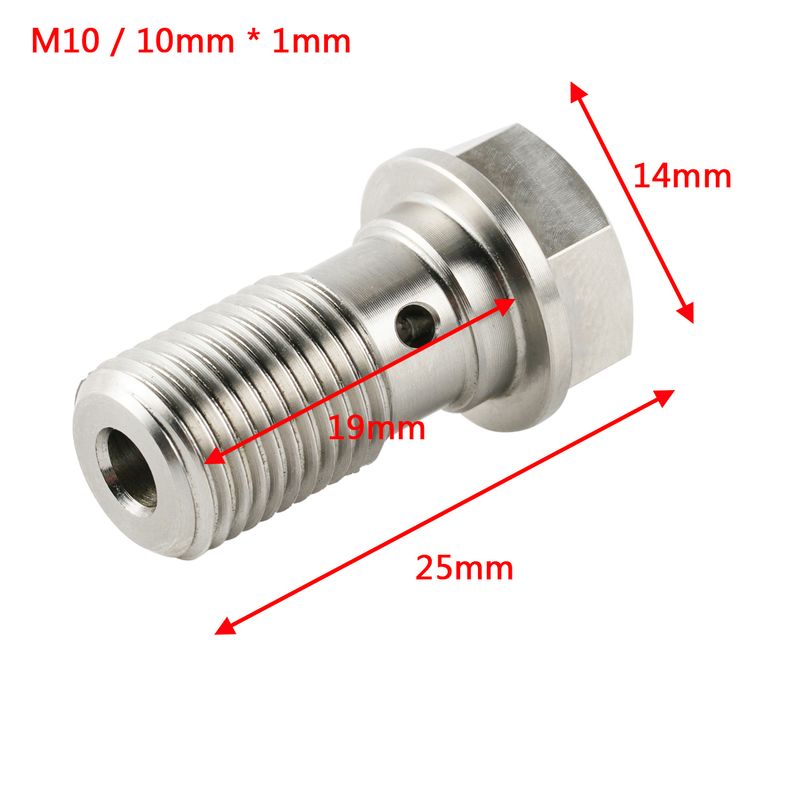 Für KTM Husqvarna Ducati Motorrad M10x1.0 Hydraulische Brems Schlauch Banjo Bolt M10x1.25 für Honda Kawasaki Yamaha Suzuki_voghion.com