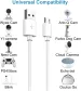 3/6ft Micro USB Schnellladekabel Kabel für Samsung Android Handy Ladegerät LOT_voghion.com