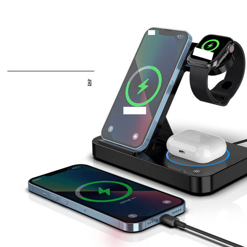 Orologio pieghevole 4 in 1 con auricolare e ricarica wireless_voghion.com