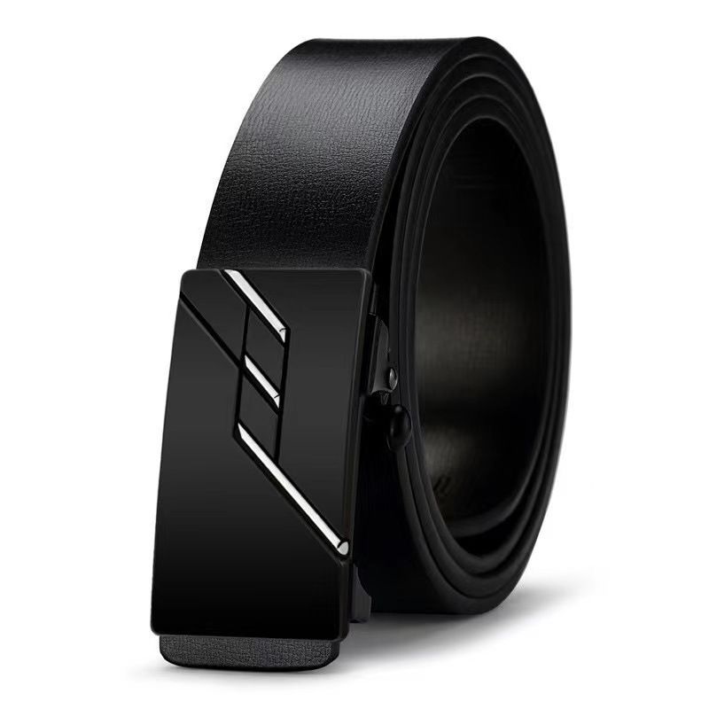 Riem Heren tandloze binnenkleding brief automatische gesp koeienhuid riem Casual veelzijdige high-end riem_voghion.com