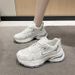 Mesh Color Block Breathable Dad 2025 Summer New Campus Vatile Casual Women's Shoes Thick Sole Height Increasing_voghion.com