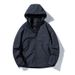Nuovi modelli da uomo per l'outdoor, primavera e autunno, strato singolo, cappuccio staccabile, impermeabile, antivento, traspirante, marchio alla moda, sottile_voghion.com