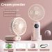 Nieuwe Ice Cool draagbare USB-desktopstandaard met hoge windsnelheid, nek-hangende kleine ventilator als cadeau_voghion.com