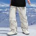 001 New Winter Snowboard Pants For Men, Reflective, Plus Size, Windproof, Waterproof, Breathable, Workwear, Warm Snow Pants,_voghion.com