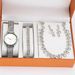 New Earrings Necklace Gift Watch Bridal Jewelry Four-piece Set Women Wristwatch_voghion.com