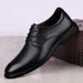 Neu Formal Für Büroangestellte Business Casual Echtes Leder Herren Vier Jahreszeiten Einfache Derby Schuhe_voghion.com