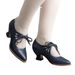 Scarpe casual taglie forti stringate con tacco alto da donna_voghion.com