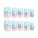 Pink And Blue Gradual Wearing Jade Guigou Love Notes Wearable Beautification Cute Dog Nail Tablets_voghion.com