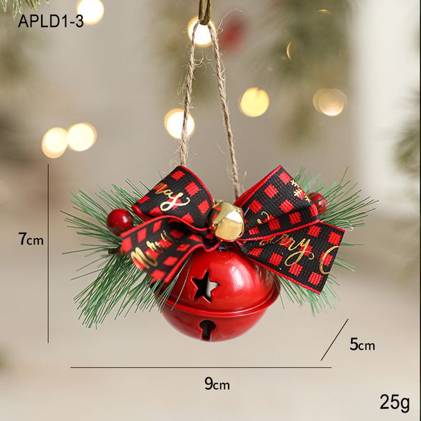Decoração de Natal com Sino Metálico 2025 - Pingente de Sino para Pendurar na Árvore - Presente de Natal_voghion.com