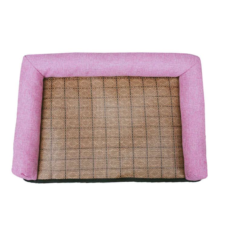 Fyra årstider soffaunderlägg, universellt vinrankevävbo, husdjurssäng, sommartillbehör för katt och hund_voghion.com