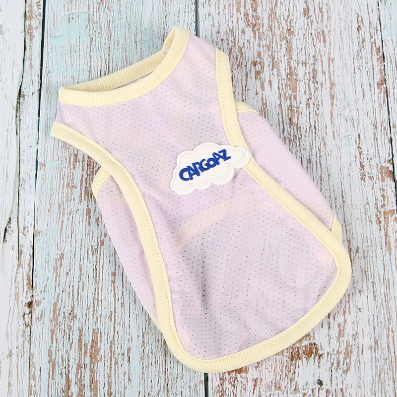 Δροσερά ρούχα για σκύλους Λεπτό αρκουδάκι Bomei Schnauzer Κατοικίδιο γάτα Καλοκαιρινό γιλέκο σκύλου_voghion.com