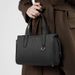 Niche Design First Layer Cowhide Genuine Leather Autumn Versatile Commuter Handbag New Large Capacity Crossbody Box Bag_voghion.com