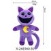 Creepy-Cute Purple Cat Plush Toy – Bulk Order Horror-Themed Stuffed Animal With Ultra-Soft Fabric & PP Cotton Filling_voghion.com