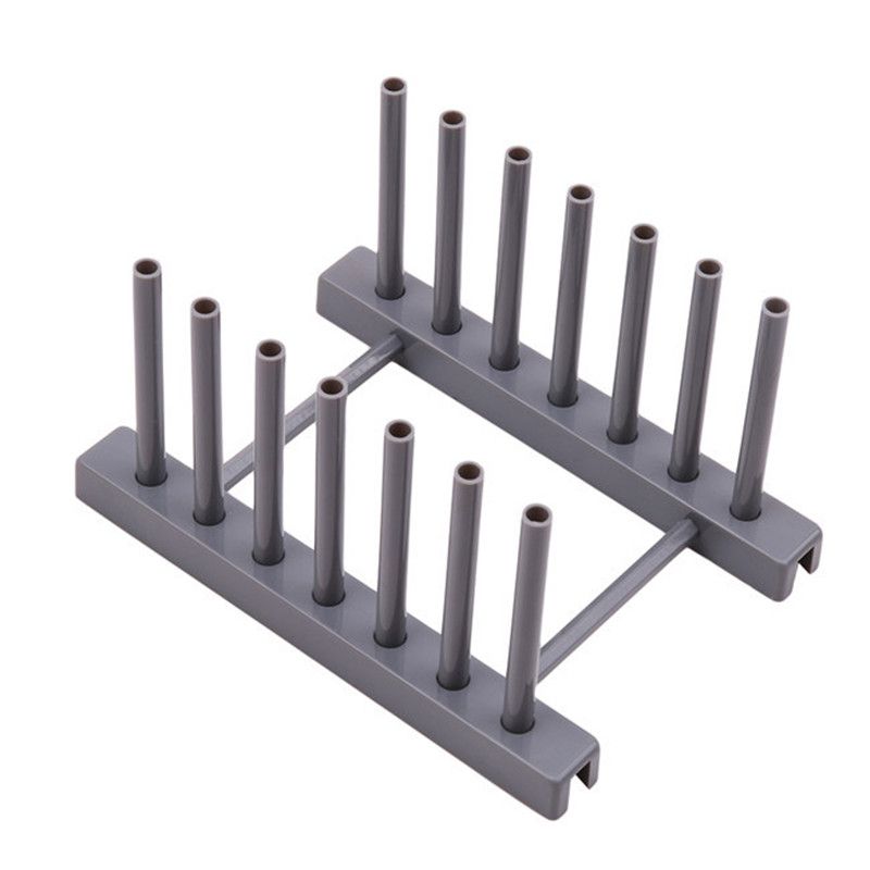 Scolapiatti per lavandino - Organizzatore in plastica per piatti e tazze, utensile da cucina salvaspazio per il piano di lavoro_voghion.com