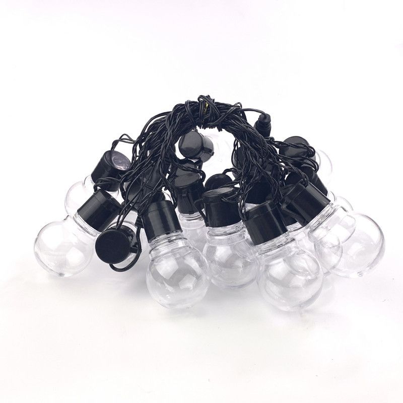 Retro Buckle Bulb String Light G50 Bulb String Light Outdoor Waterproof Garden Solar Wedding Ins Decorative Light_voghion.com