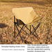 Silla plegable Moon Outdoor, portátil, para playa, arte, ocio, bocetos, camping, pesca_voghion.com