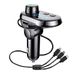 USB Charger Car Bluetooth 5.0 Fm Transmitter MP3 Player Car Kit TF Card Car Quick Charge Adapter Handsfree Calling_voghion.com