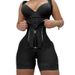 K Plus Size Corset Body Shaper With Thin Shoulder Straps, Button And Zipper Waist Cincher._voghion.com
