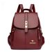 Rucsac femei 2025 versiune coreeană nouă rucsac simplu și la modă pentru femei, versatil pentru naveta, capacitate mare_voghion.com