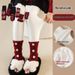 Voyage Fleece-Lined Thickened Leggings Autumn Winter Children's Patchwork Socks Dance Tights Baby Girls' Warm Pants_voghion.com