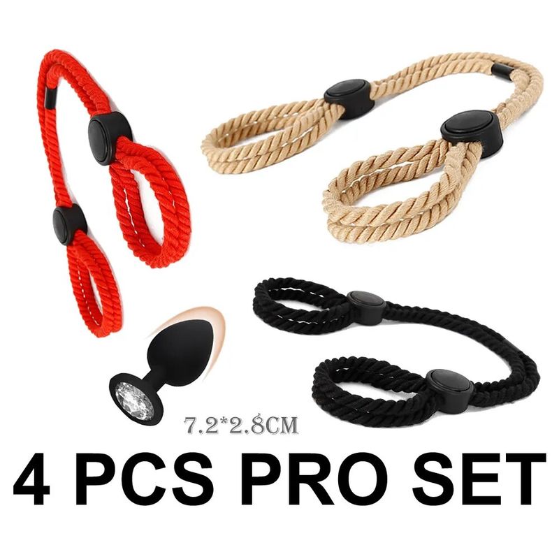 2025 Exotic Adjustable Accessories Plush HandCuffs Foot Cuffs For Sex Bdsm Toys Restraints Sex Bondage Adult Ga_voghion.com