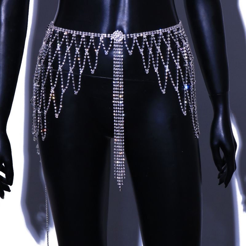 Hot Diamond Tassel Bag Hip Skirt Waist Chain Sexy Body Chain Jewelry Ladies Day Gift Chain_voghion.com