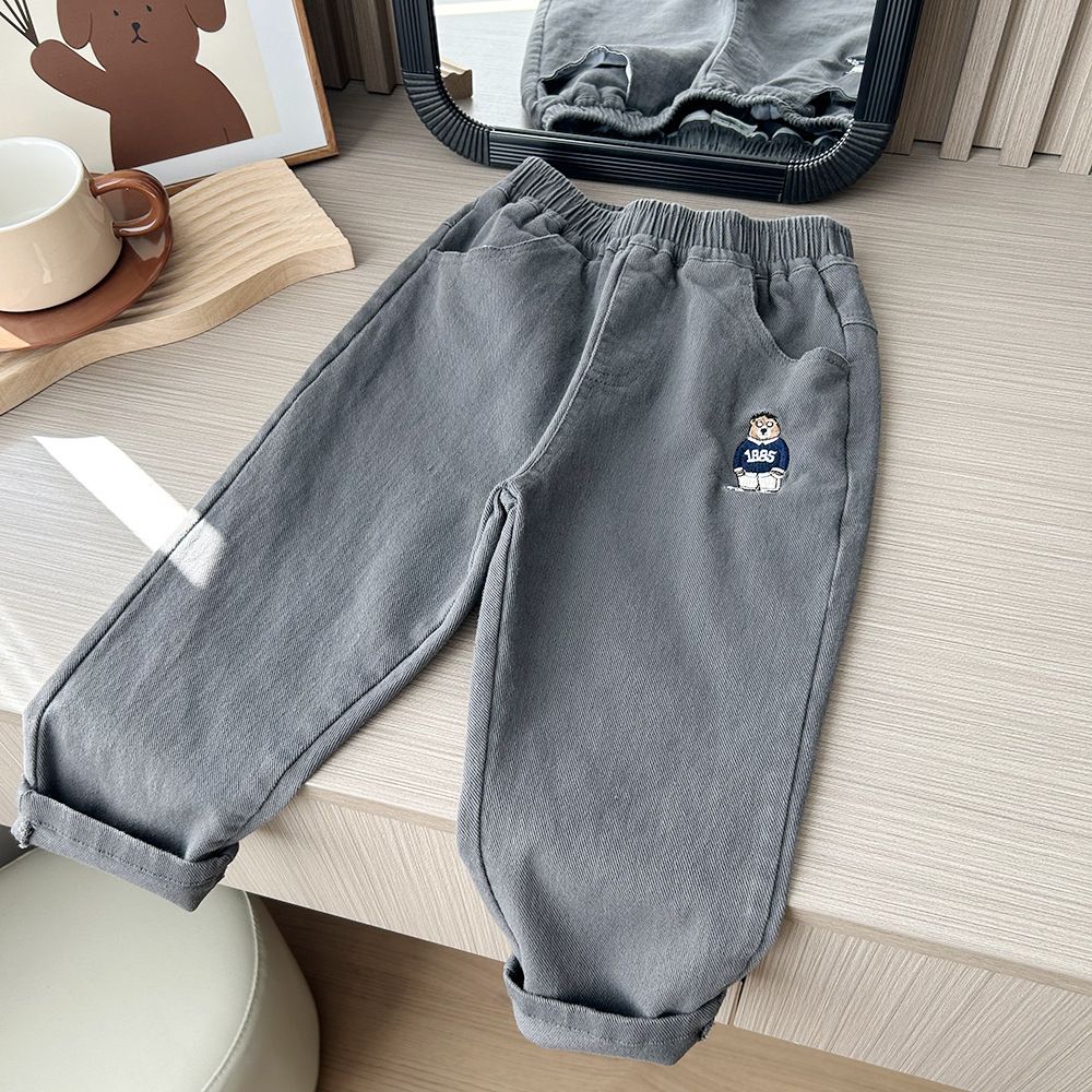 Kid's Clothing boys' pants 2024 new spring trousers casual pants for middle and large children's fashionable children's autumn overalls_voghion.com