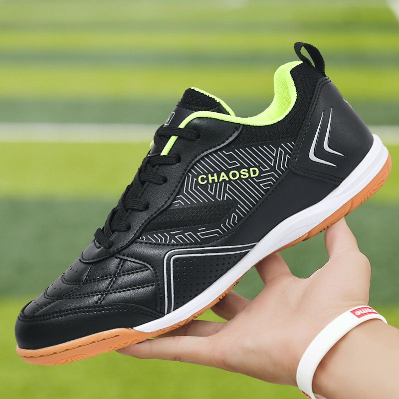 Flacher Indoor-Fünf-gegen-Fünf-Fußballschuh für Männer, Frauen und Kinder, geeignet für Zement- und Holzböden, Trainingsschuhe für Gras und Kunstrasen_voghion.com