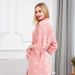 Spring And Summer Thin Women's Cotton Bathrobe Double Gauze Jacquard Couple Nightgown Home Nightdress Pajamas_voghion.com