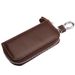 2024 New Genuine Cowhide Car Keycase for Men and Women Cowhide Keychain with Large Capacity Zipper Key Card Bag_voghion.com