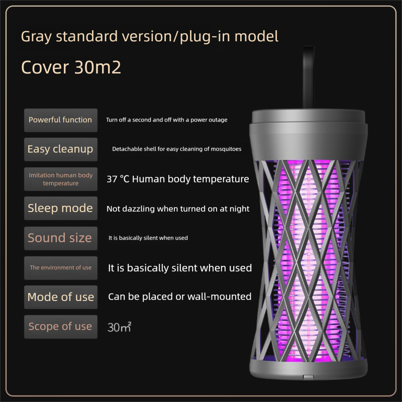 New Mosquito Killer Lamp Household Small USB Charging Electric Shock Type Small Waist Mosquito Repellent Outdoor Mosquito Killer Artifact_voghion.com