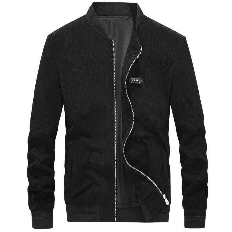 Cappotto casual da uomo in velluto a coste_voghion.com