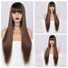 Perücke Fraeprücke Chemesch Faser Héichtemperatur Seid Riicht Hoer Pony Laang Riicht Hoer Atmungsaktiv Perücke_voghion.com