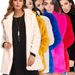 Women's Faux Fur Coat – Oversized Lapel, Luxe Fluffy Texture, 7 Colors Loose Fur Fleece Coat_voghion.com
