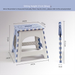 Plastic Folding Chair, Portable Folding Stool For Children, Student Meeting, 31 Cm High Foldable Small Stool_voghion.com